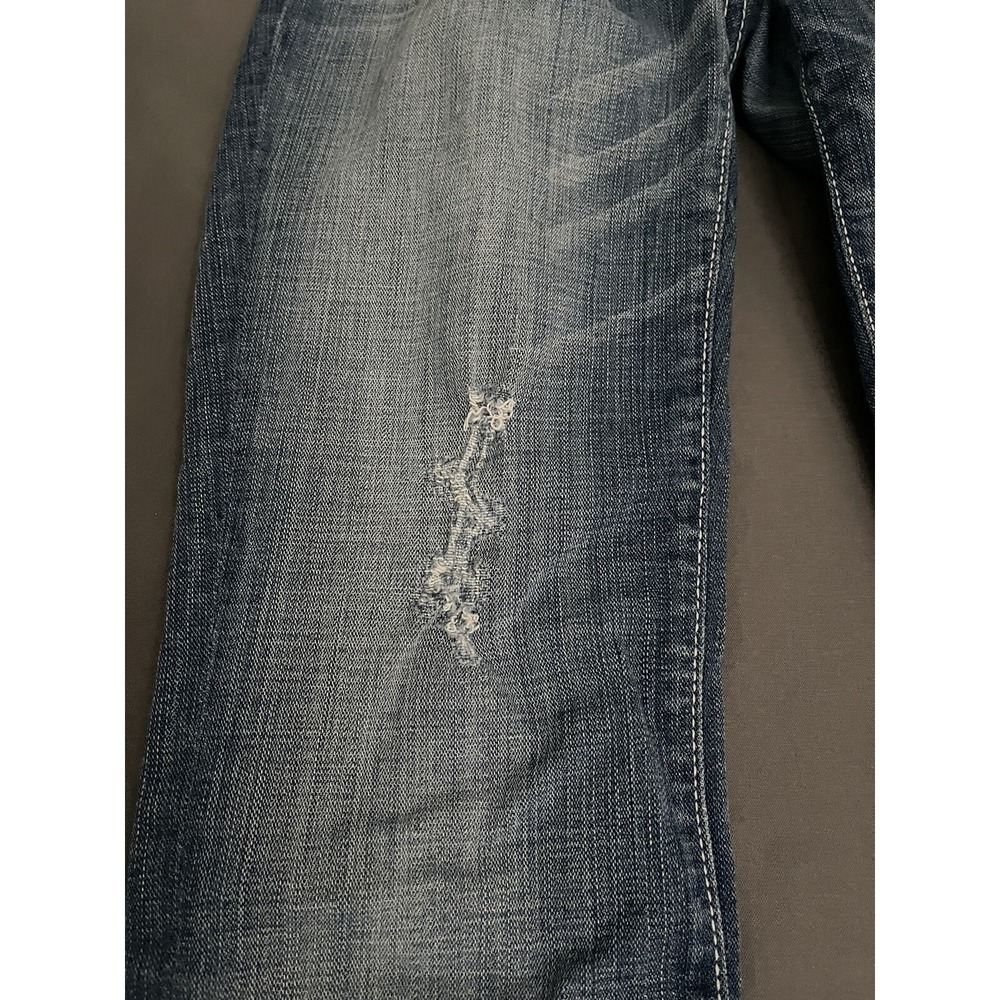BigStar Womens SZ 26 L Med Wash Denim Casey K Skinny Low Rise Straight Leg Jeans - Picture 6 of 16